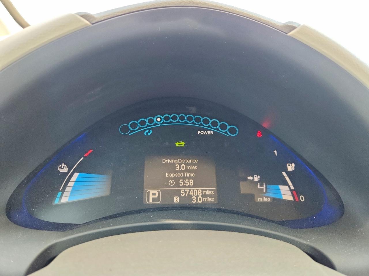 2012 Nissan Leaf Sv Burgundy vin: JN1AZ0CP6CT018480