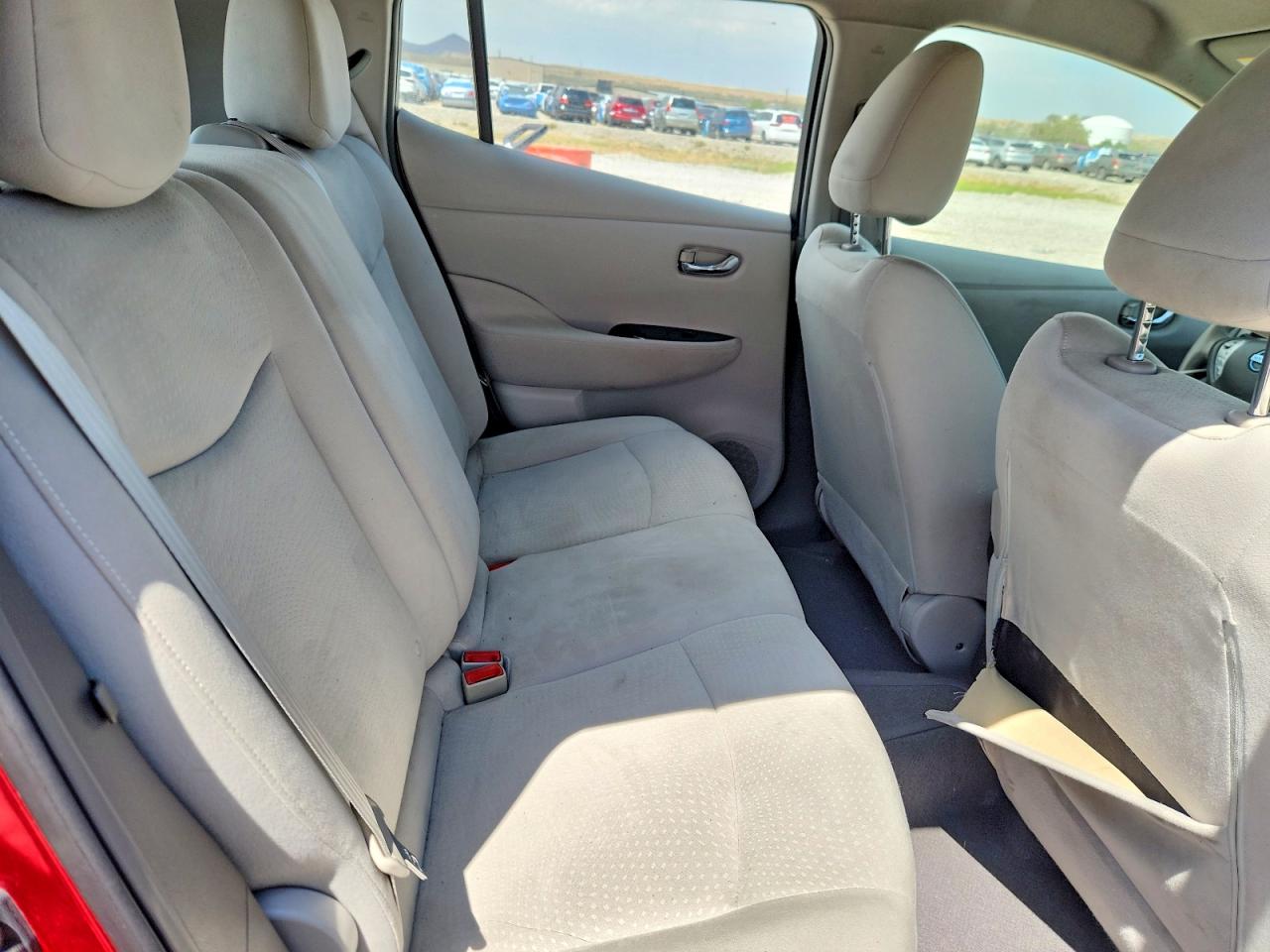 2012 Nissan Leaf Sv Burgundy vin: JN1AZ0CP6CT018480