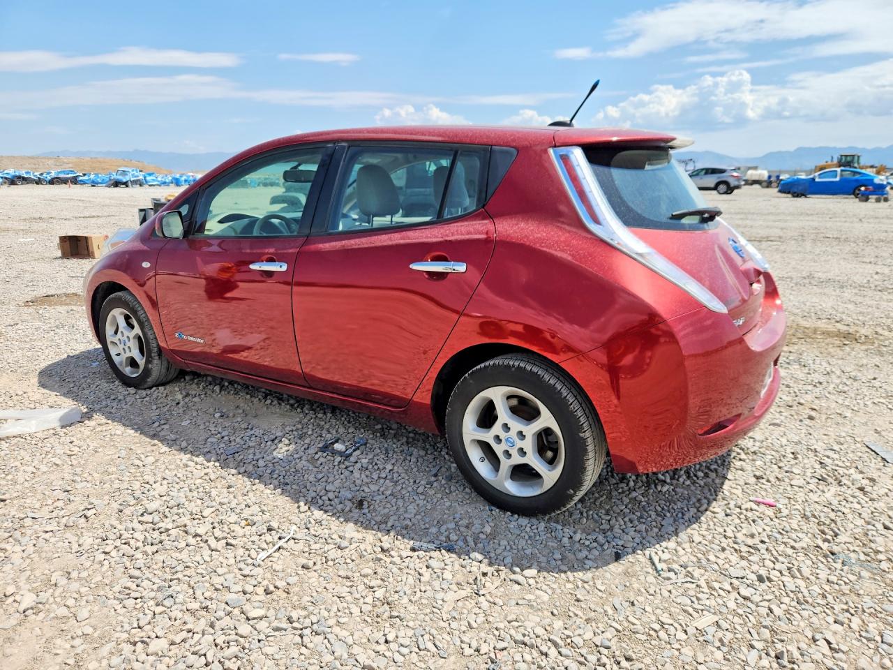 2012 Nissan Leaf Sv Burgundy vin: JN1AZ0CP6CT018480
