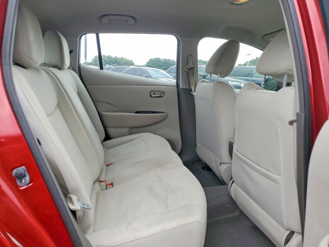 2012 Nissan Leaf Sv Red vin: JN1AZ0CP6CT018589