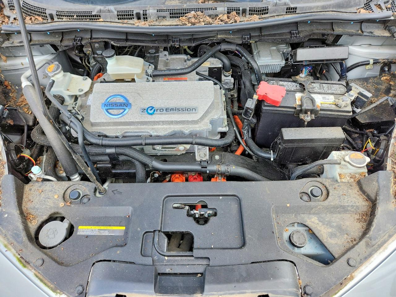2012 Nissan Leaf Sv Silver vin: JN1AZ0CP6CT020729