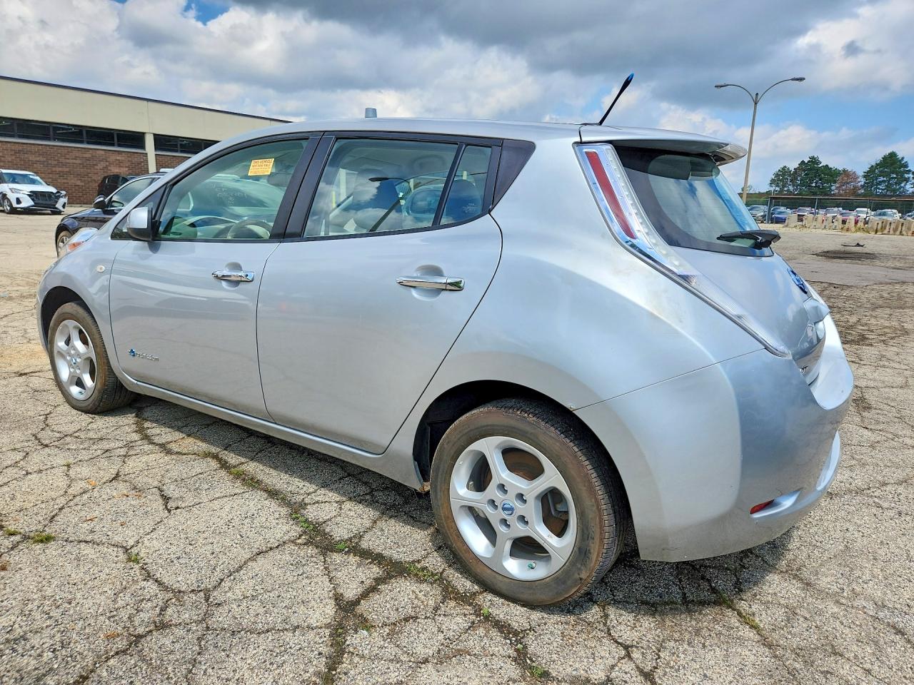 2012 Nissan Leaf Sv Silver vin: JN1AZ0CP6CT020729