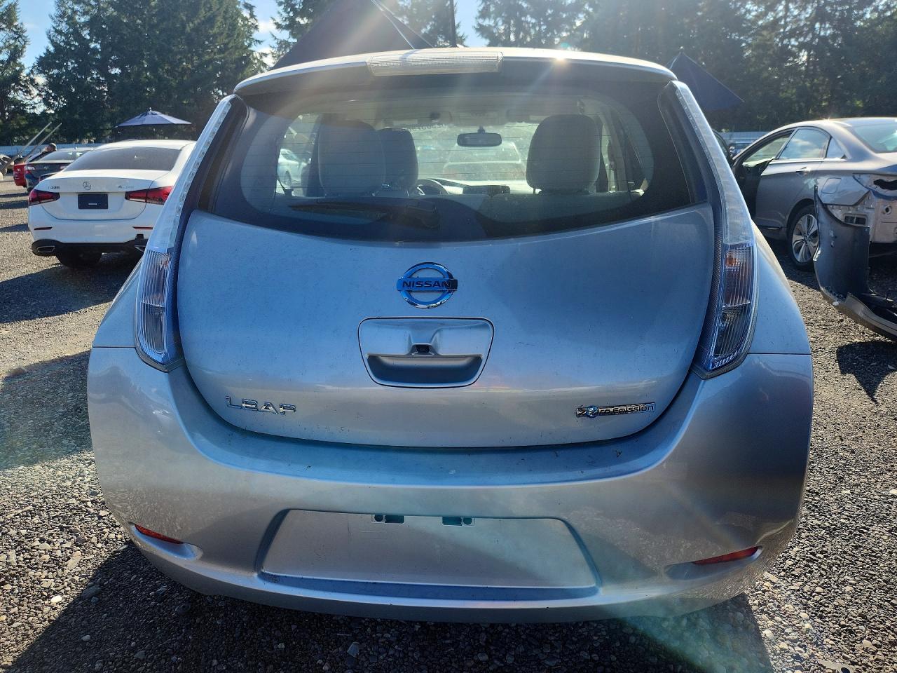 2012 Nissan Leaf Sv Серебряный vin: JN1AZ0CP7CT023915