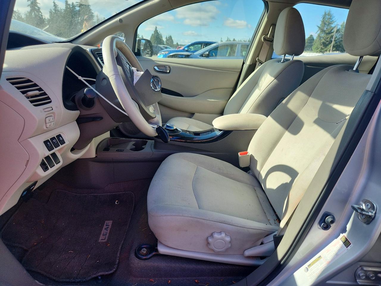 2012 Nissan Leaf Sv Серебряный vin: JN1AZ0CP7CT023915