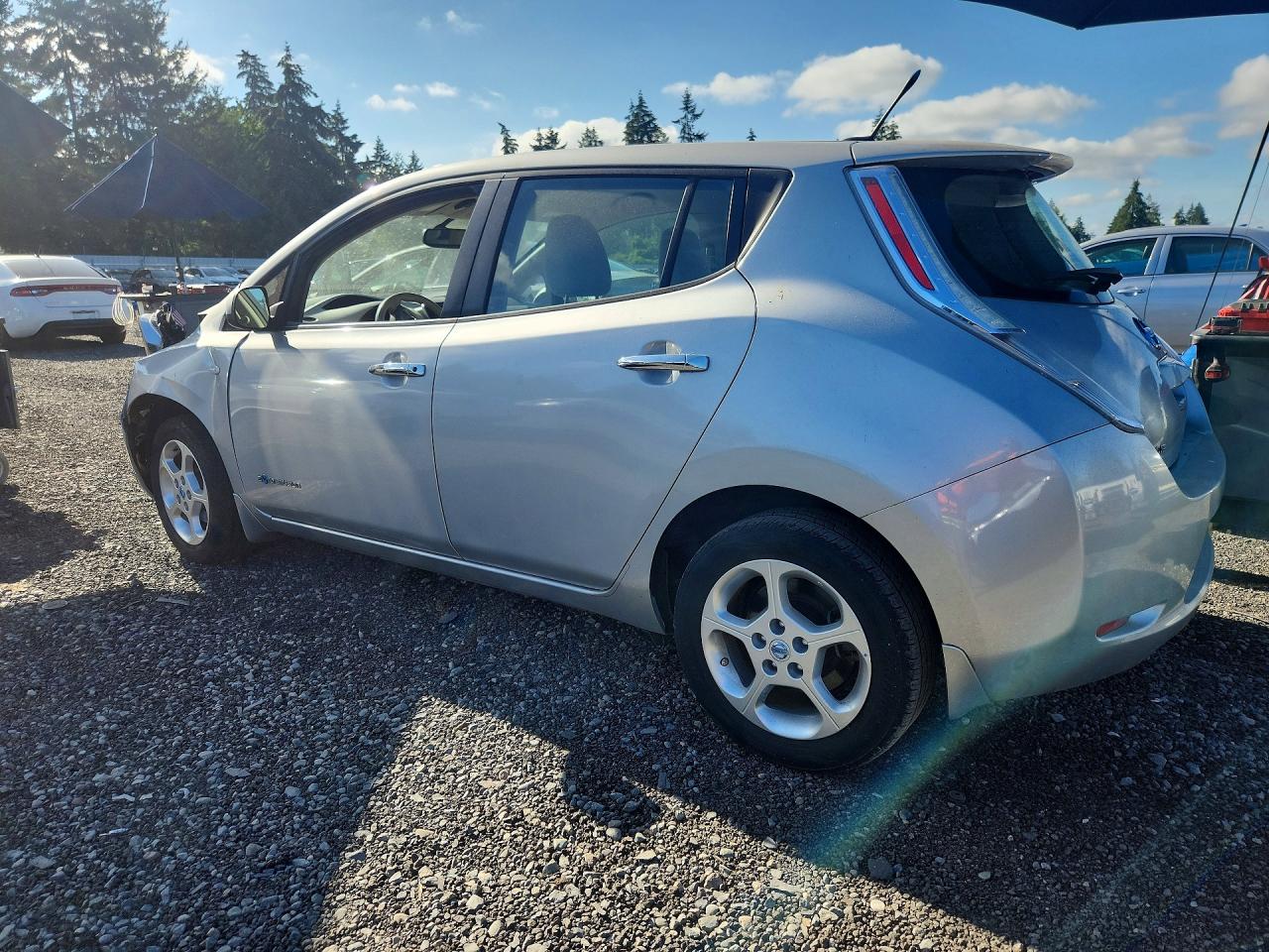 2012 Nissan Leaf Sv Серебряный vin: JN1AZ0CP7CT023915