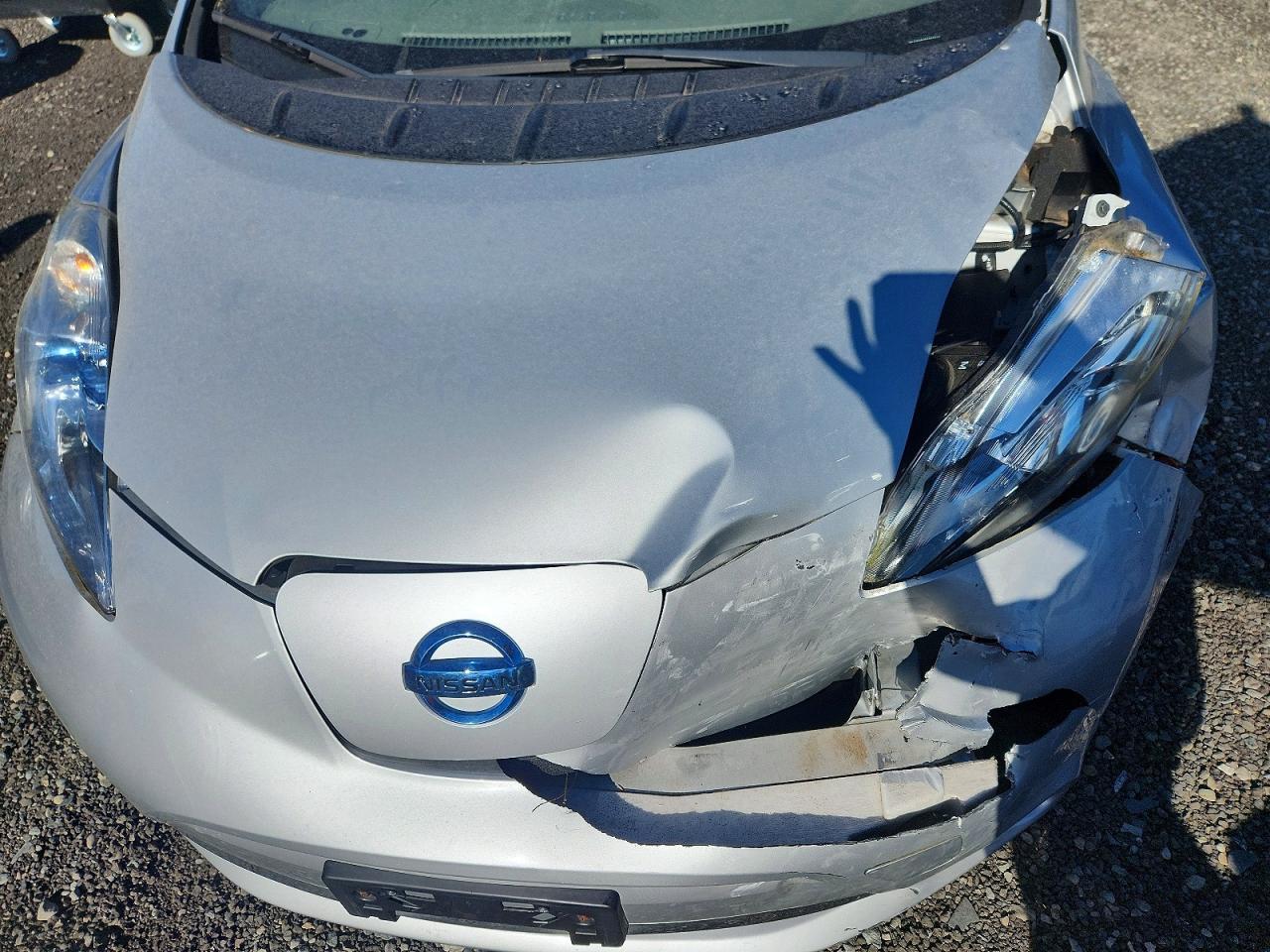 2012 Nissan Leaf Sv Серебряный vin: JN1AZ0CP7CT023915
