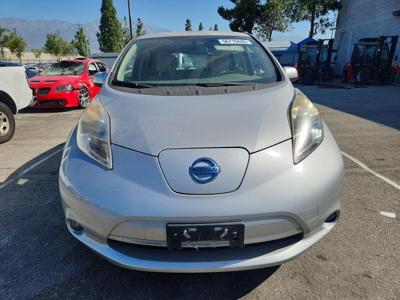 2012 Nissan Leaf Sv Серебряный vin: JN1AZ0CP7CT025471