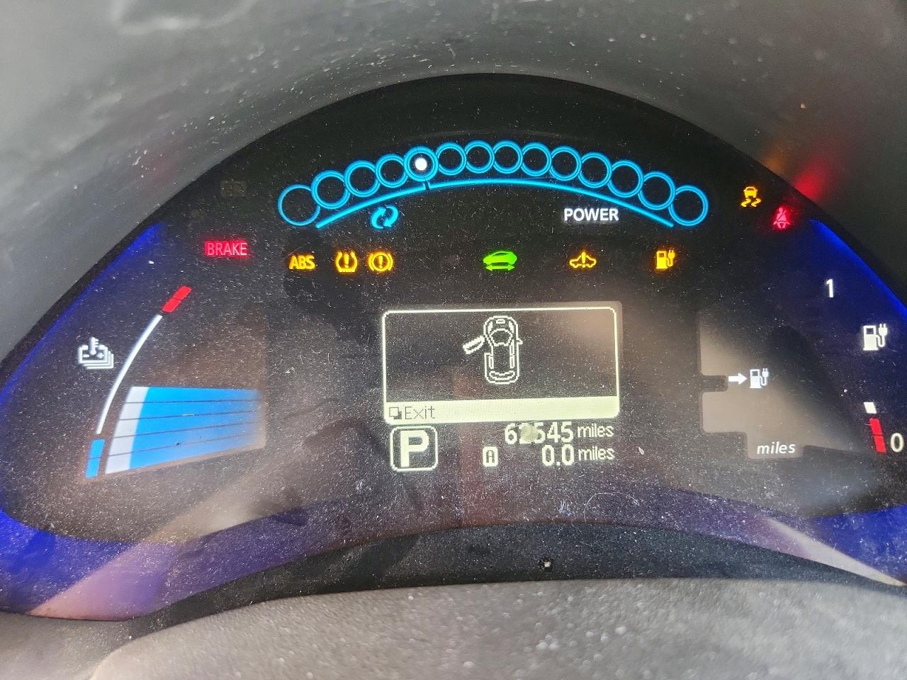 2012 Nissan Leaf Sv Серебряный vin: JN1AZ0CP7CT025471