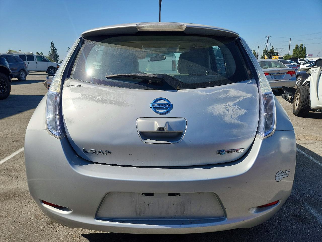 2012 Nissan Leaf Sv Серебряный vin: JN1AZ0CP7CT025471
