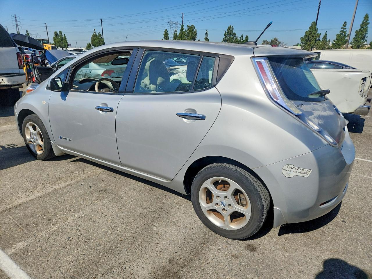 2012 Nissan Leaf Sv Серебряный vin: JN1AZ0CP7CT025471
