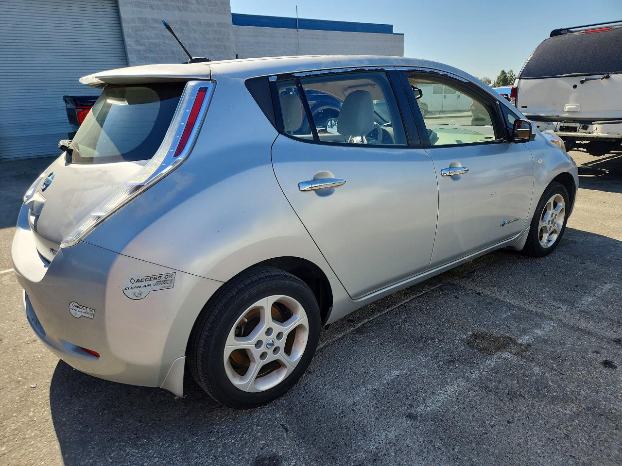 2012 Nissan Leaf Sv Серебряный vin: JN1AZ0CP7CT025471