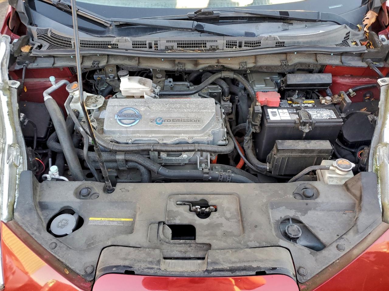 2011 Nissan Leaf Sv Красный vin: JN1AZ0CP8BT008709