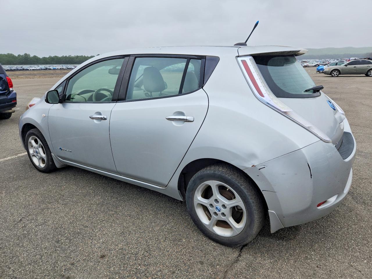 2012 Nissan Leaf Sv Silver vin: JN1AZ0CP8CT016858