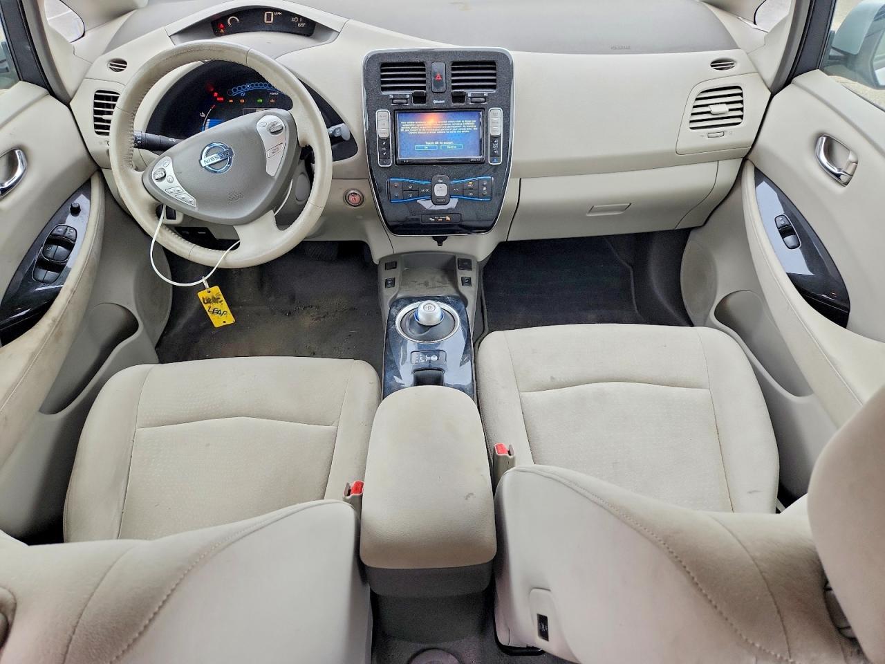 2012 Nissan Leaf Sv Silver vin: JN1AZ0CP8CT016858