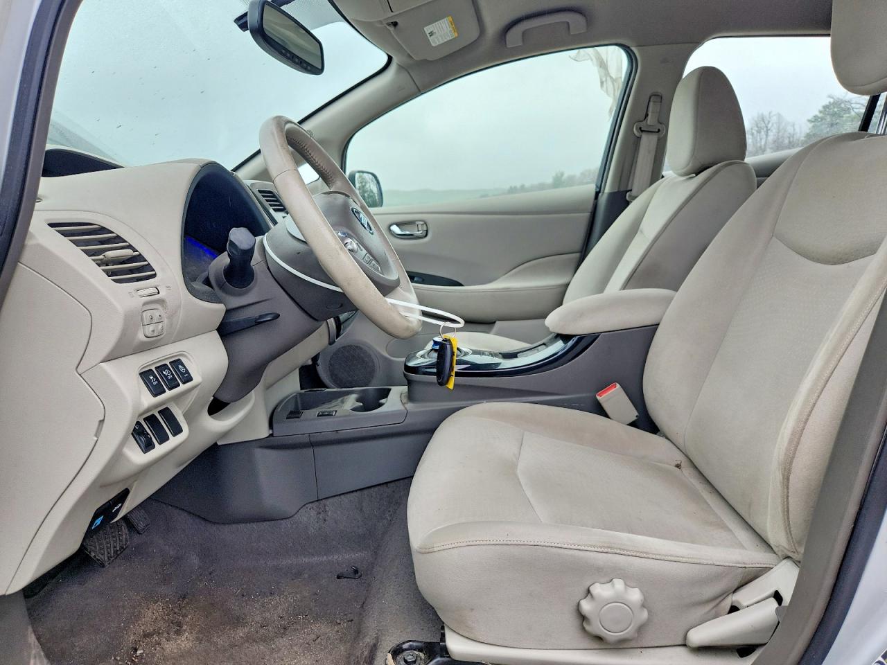 2012 Nissan Leaf Sv Silver vin: JN1AZ0CP8CT016858