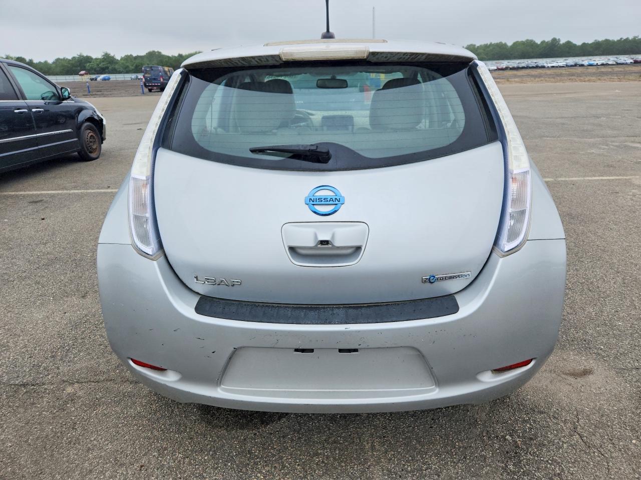 2012 Nissan Leaf Sv Silver vin: JN1AZ0CP8CT016858