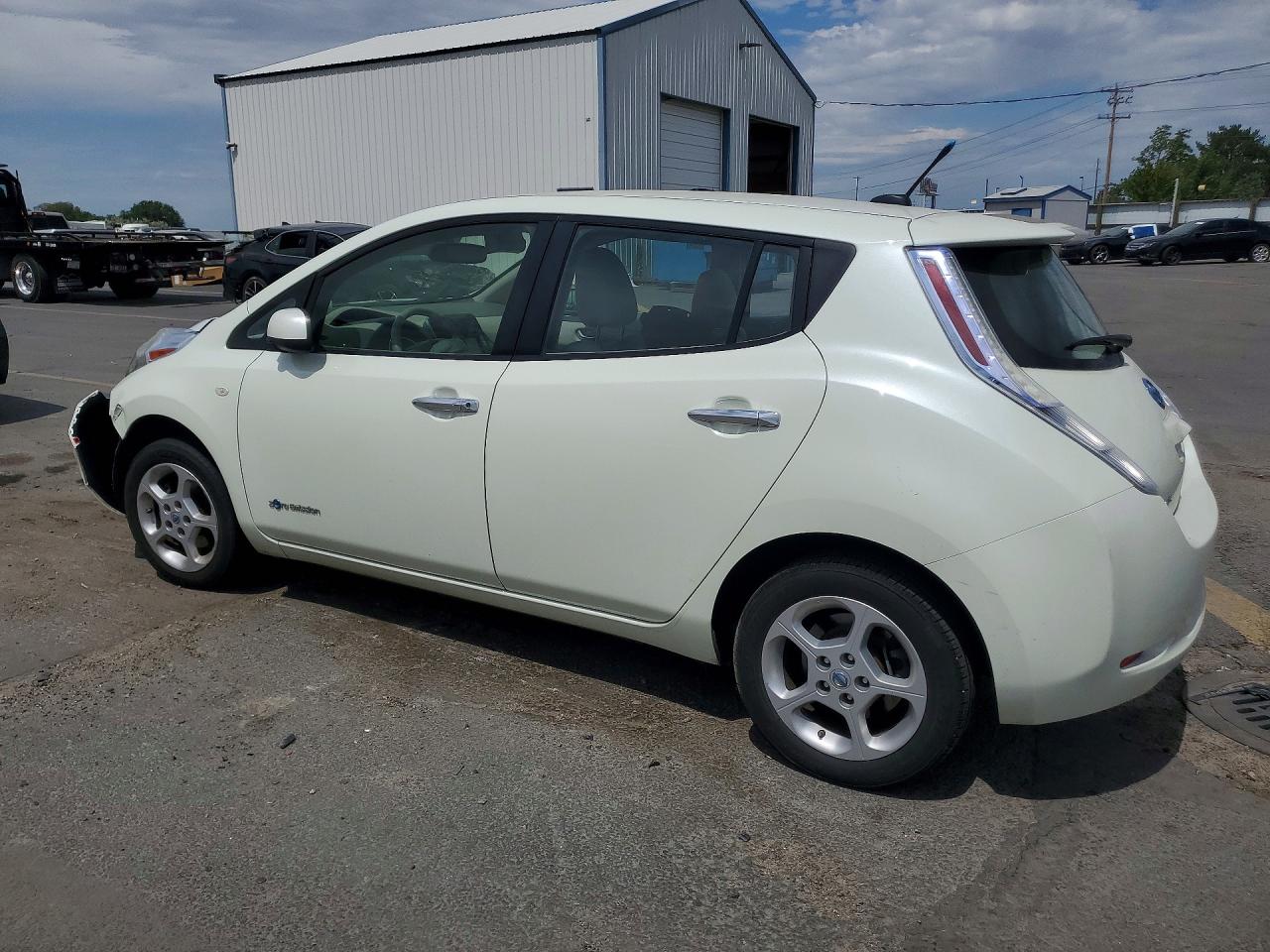 2012 Nissan Leaf Sv White vin: JN1AZ0CP8CT021459