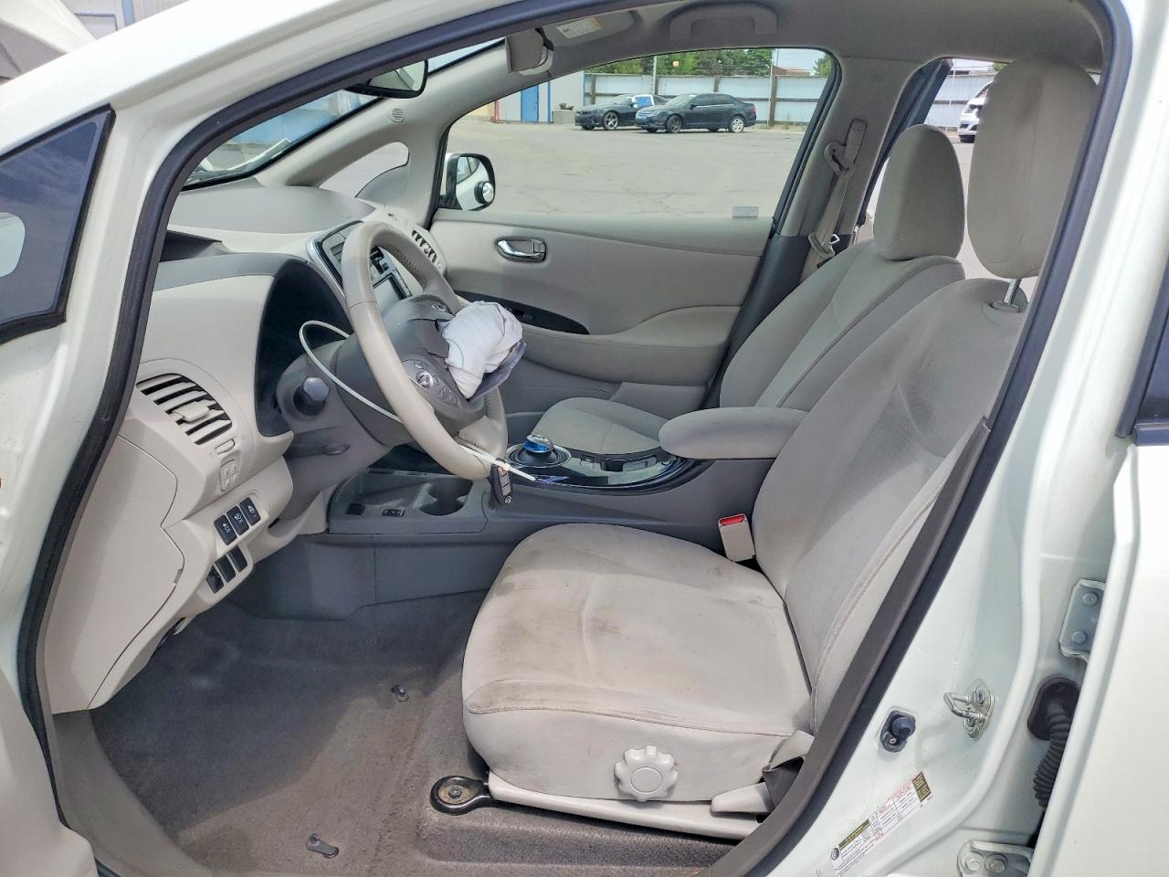 2012 Nissan Leaf Sv White vin: JN1AZ0CP8CT021459