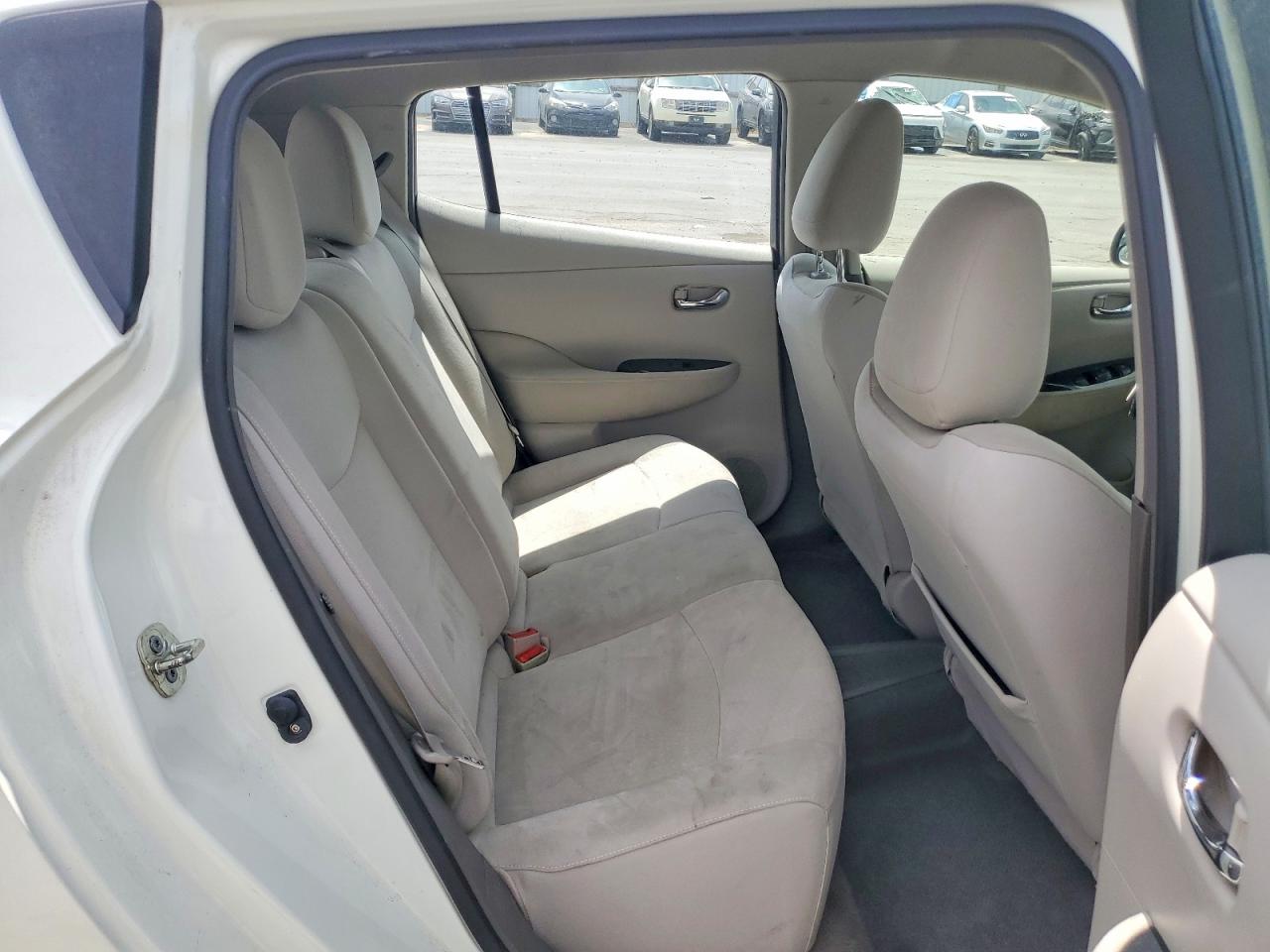 2012 Nissan Leaf Sv White vin: JN1AZ0CP8CT021459