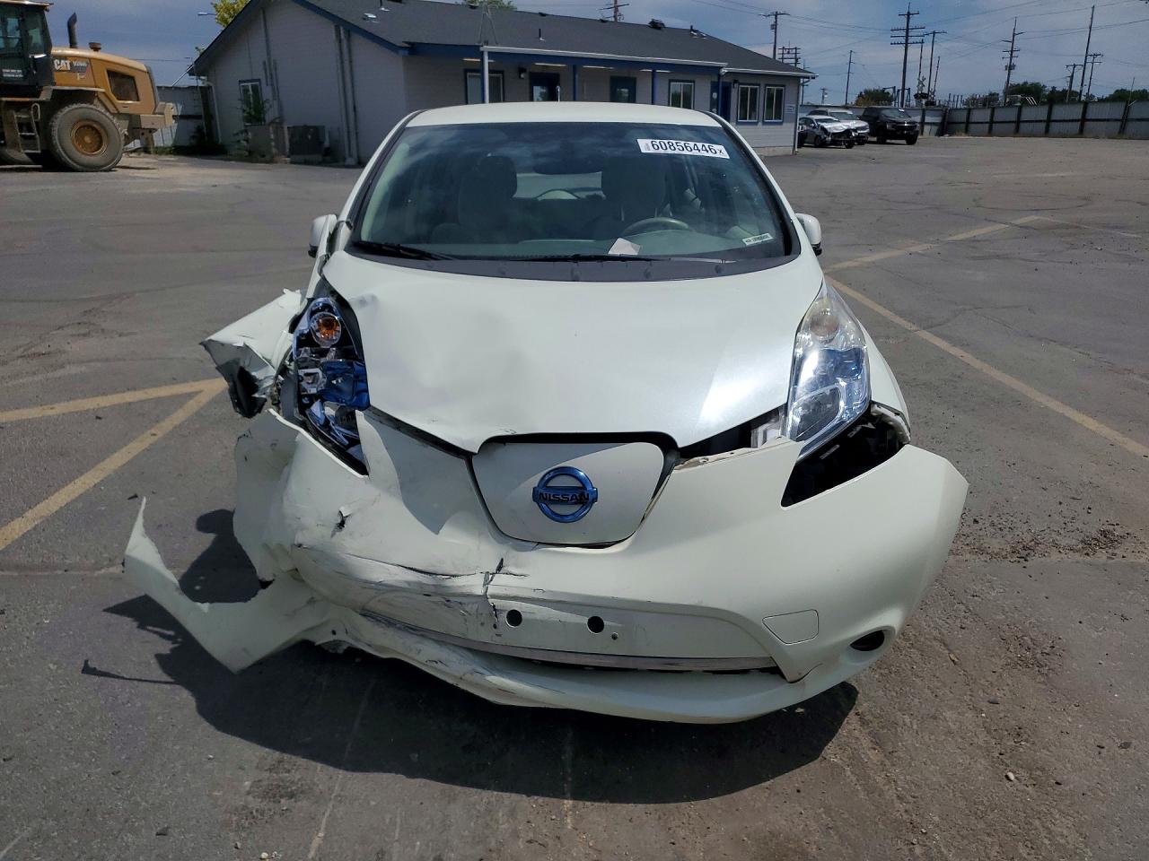 2012 Nissan Leaf Sv White vin: JN1AZ0CP8CT021459