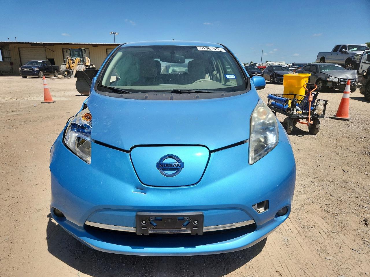 2012 Nissan Leaf Sv Blue vin: JN1AZ0CP8CT021607