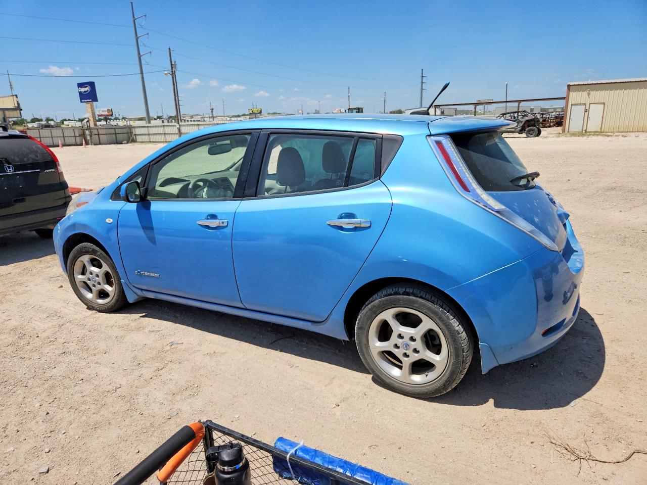 2012 Nissan Leaf Sv Blue vin: JN1AZ0CP8CT021607