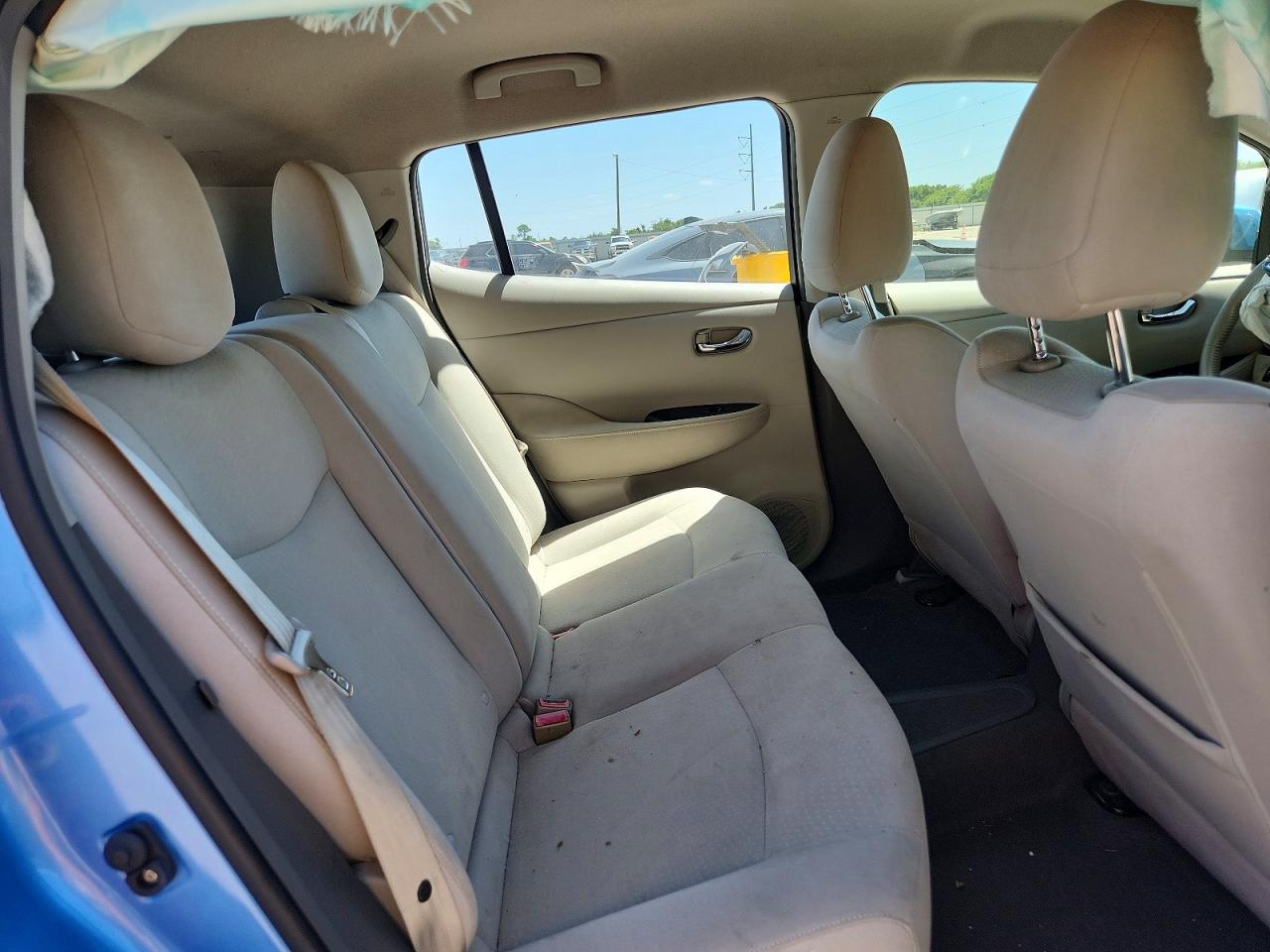 2012 Nissan Leaf Sv Blue vin: JN1AZ0CP8CT021607