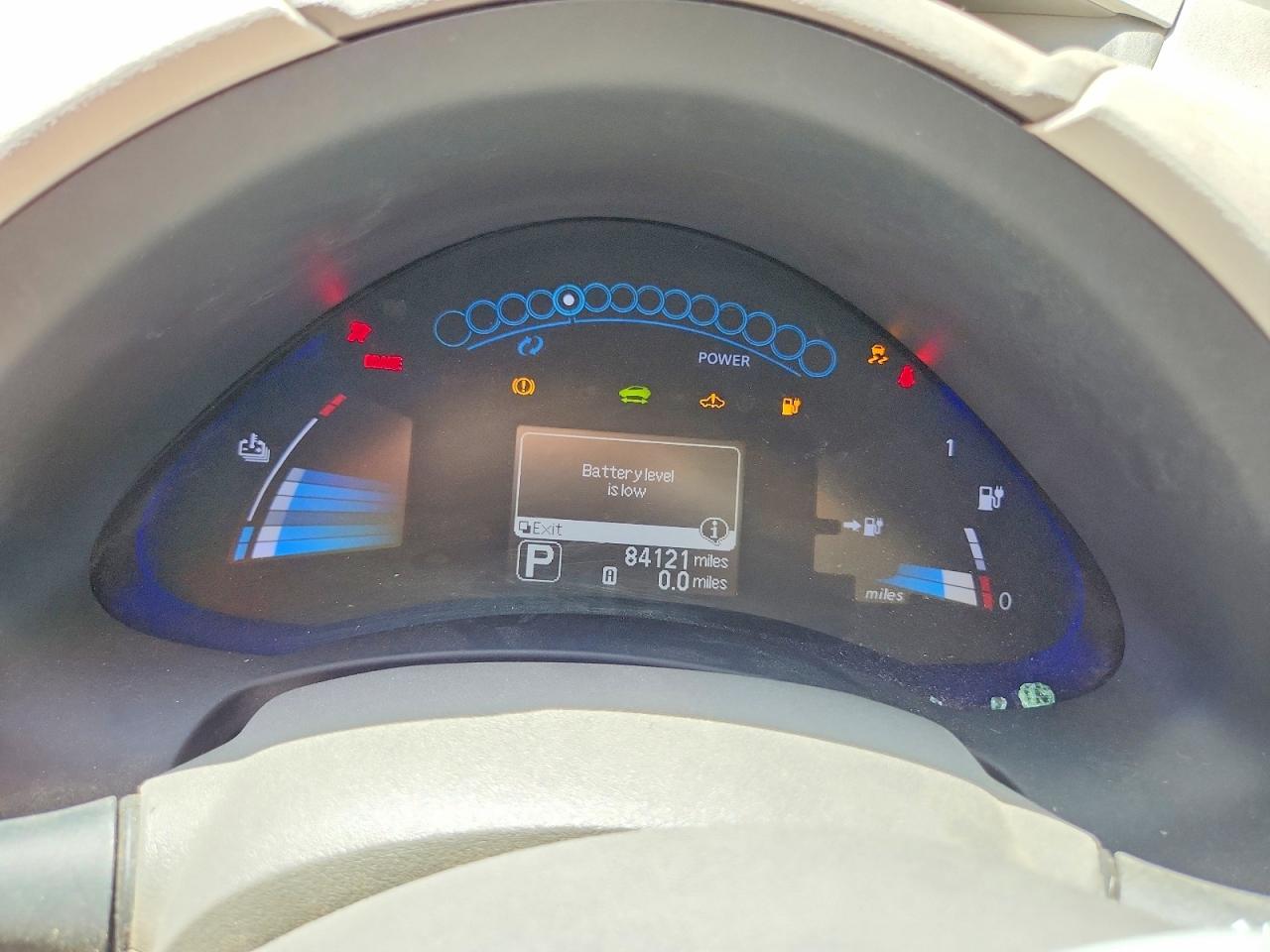 2012 Nissan Leaf Sv Blue vin: JN1AZ0CP8CT021607