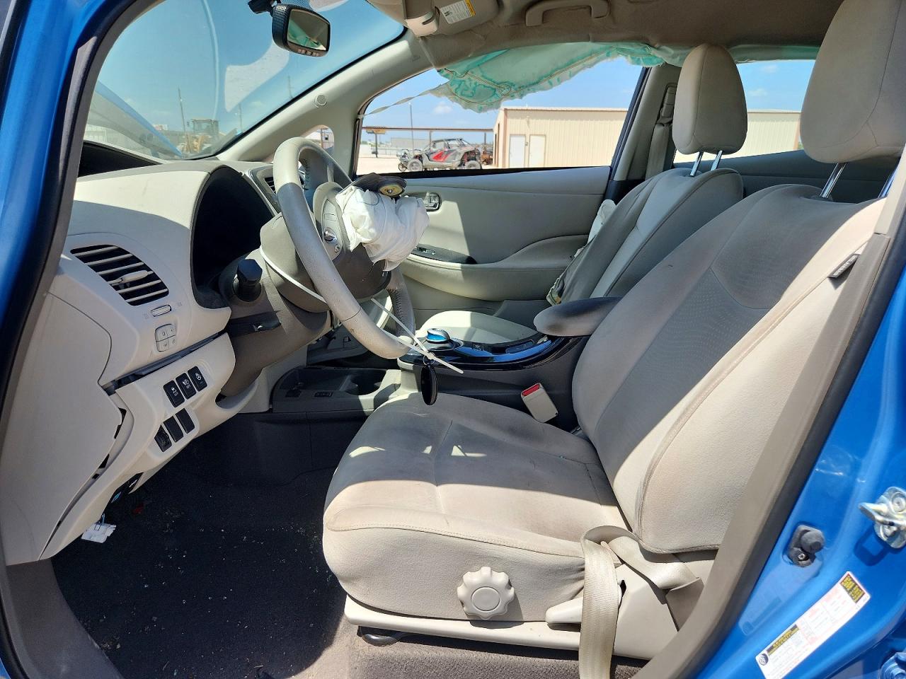 2012 Nissan Leaf Sv Blue vin: JN1AZ0CP8CT021607