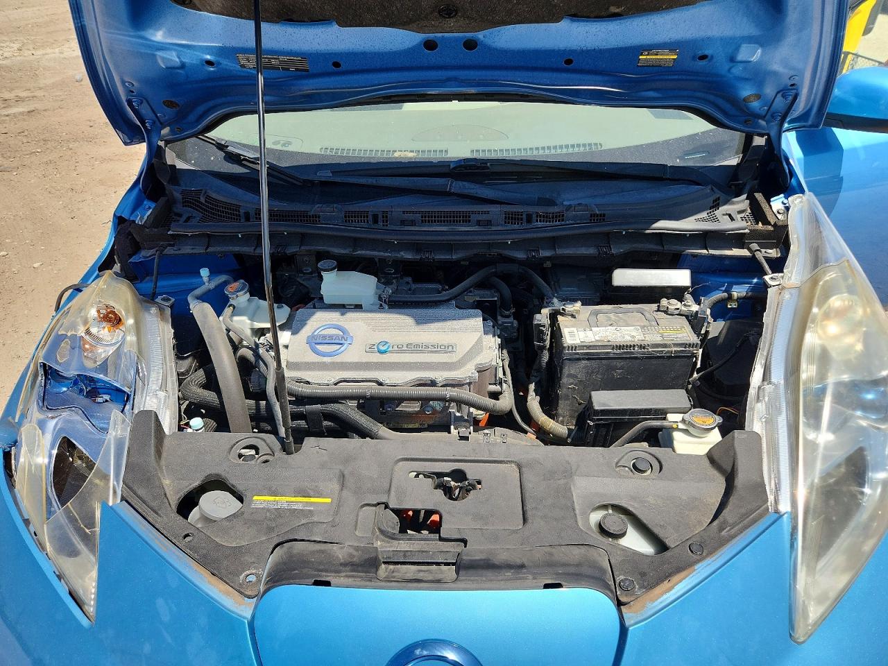 2012 Nissan Leaf Sv Blue vin: JN1AZ0CP8CT021607