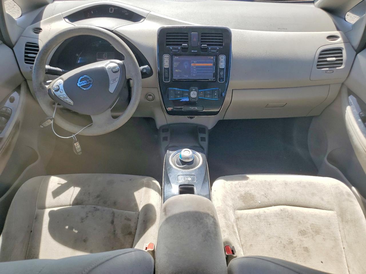 2011 Niss Leaf Sl 4d Hatchback Blue vin: JN1AZ0CP9BT000960