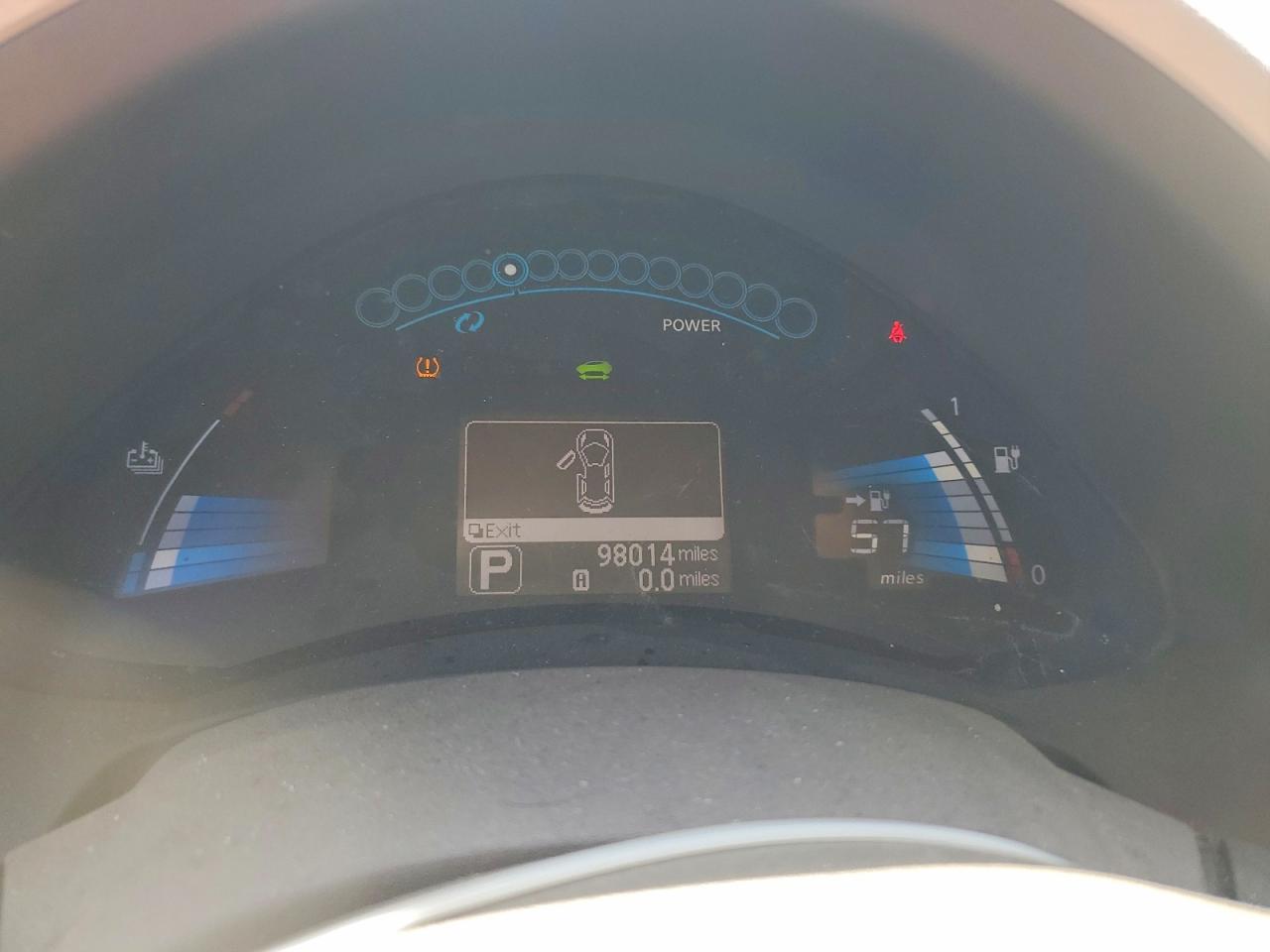 2011 Niss Leaf Sl 4d Hatchback Blue vin: JN1AZ0CP9BT000960