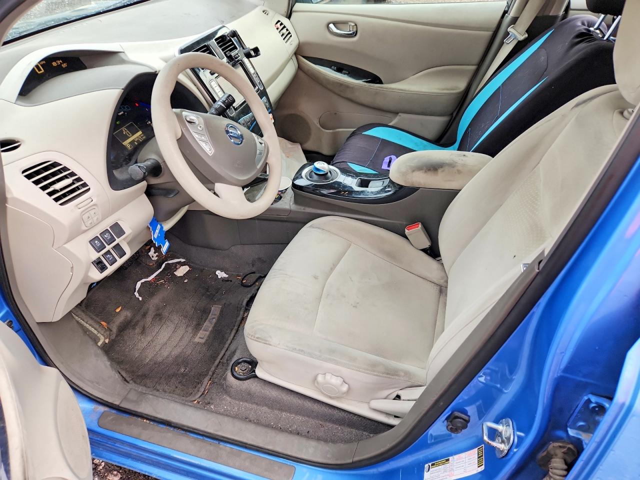 2011 Nissan Leaf Sv Blue vin: JN1AZ0CP9BT004569