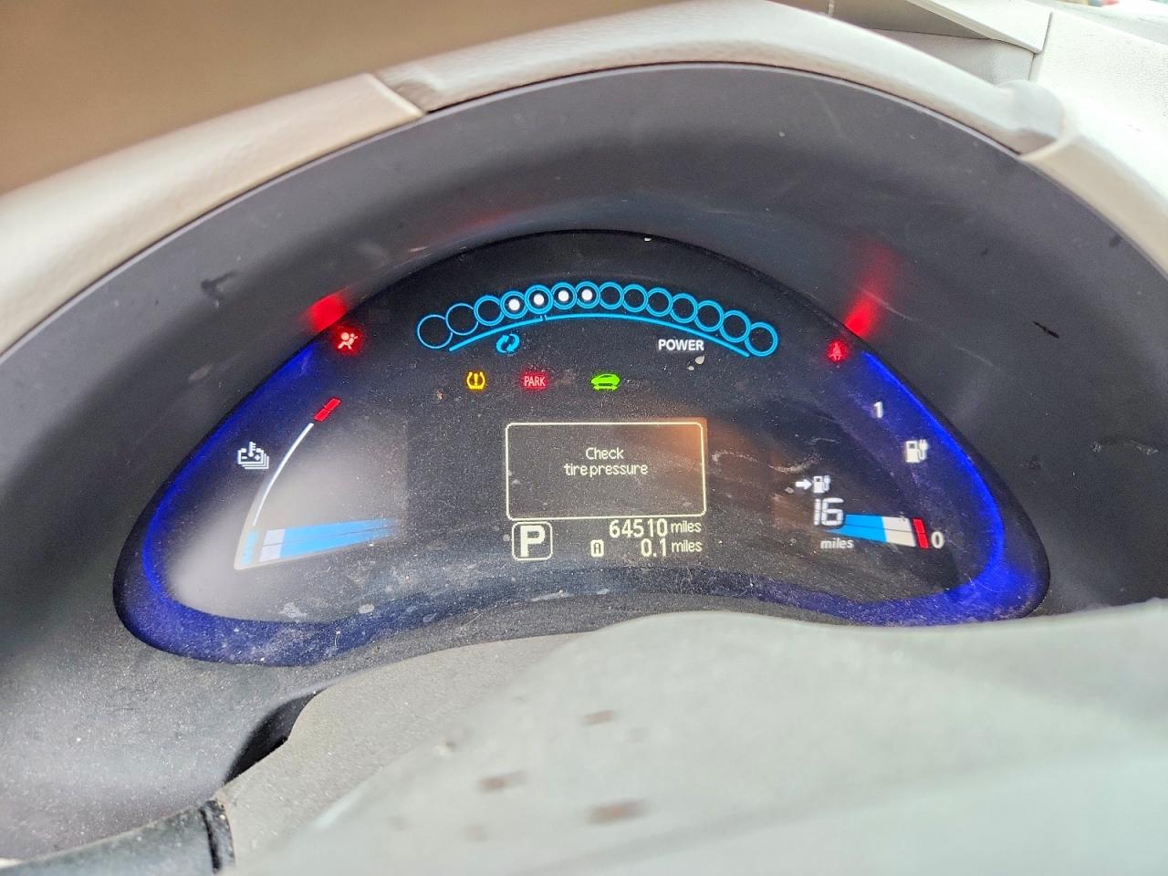 2011 Nissan Leaf Sv Blue vin: JN1AZ0CP9BT004569