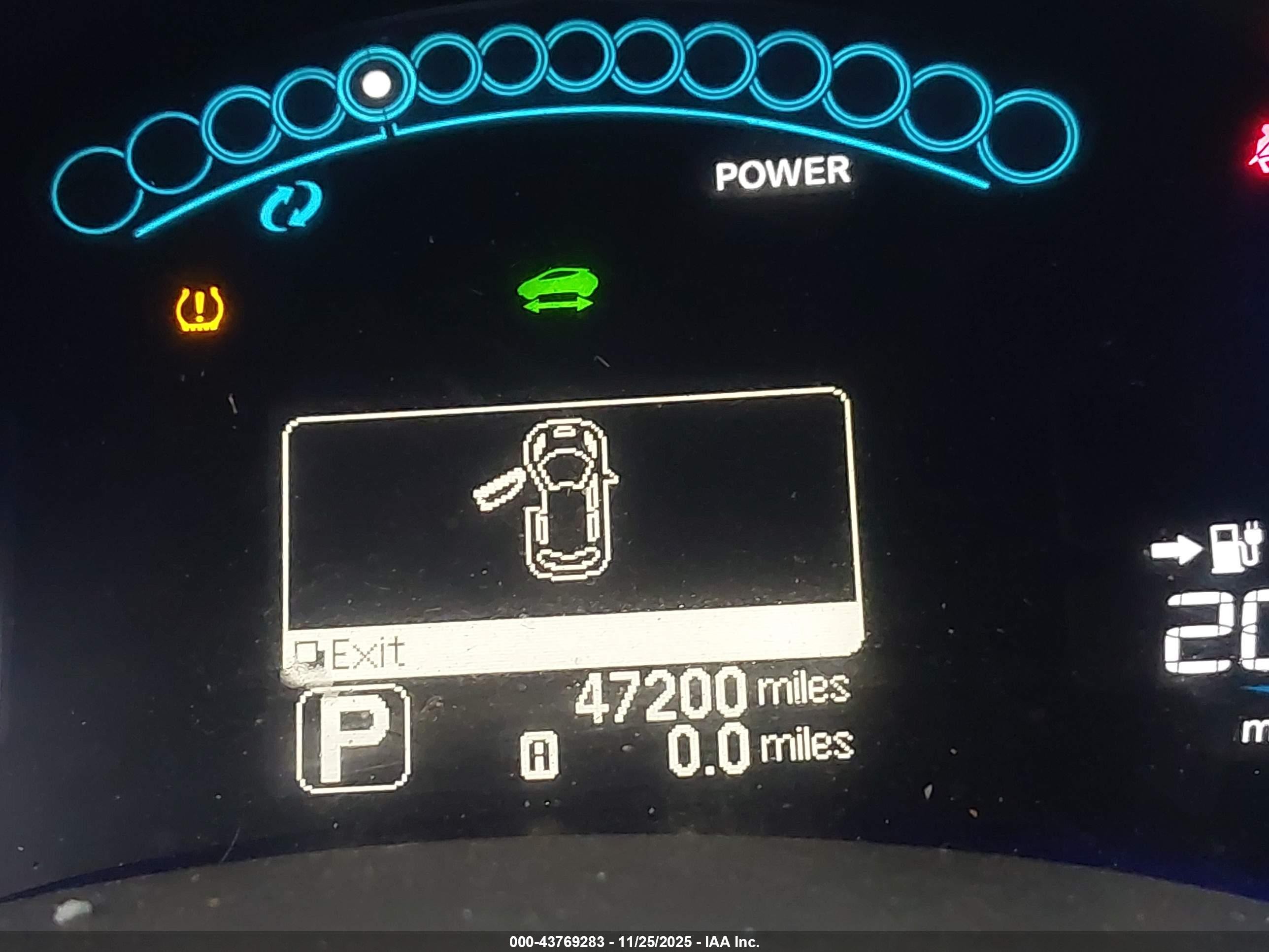 2012 Nissan Leaf Sl Silver vin: JN1AZ0CP9CT016769