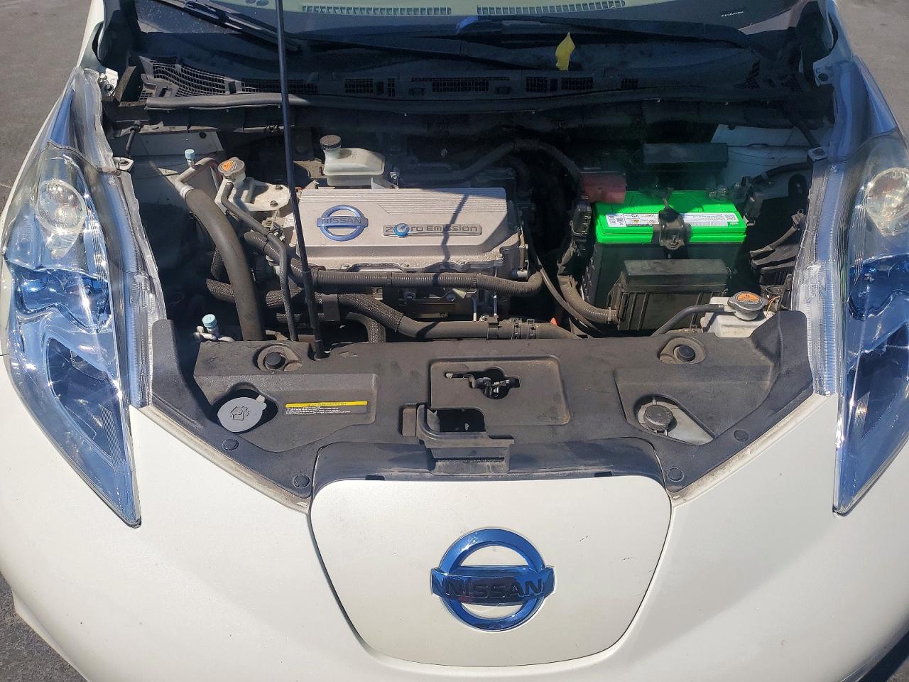 2012 Nissan Leaf Sv White vin: JN1AZ0CP9CT019865