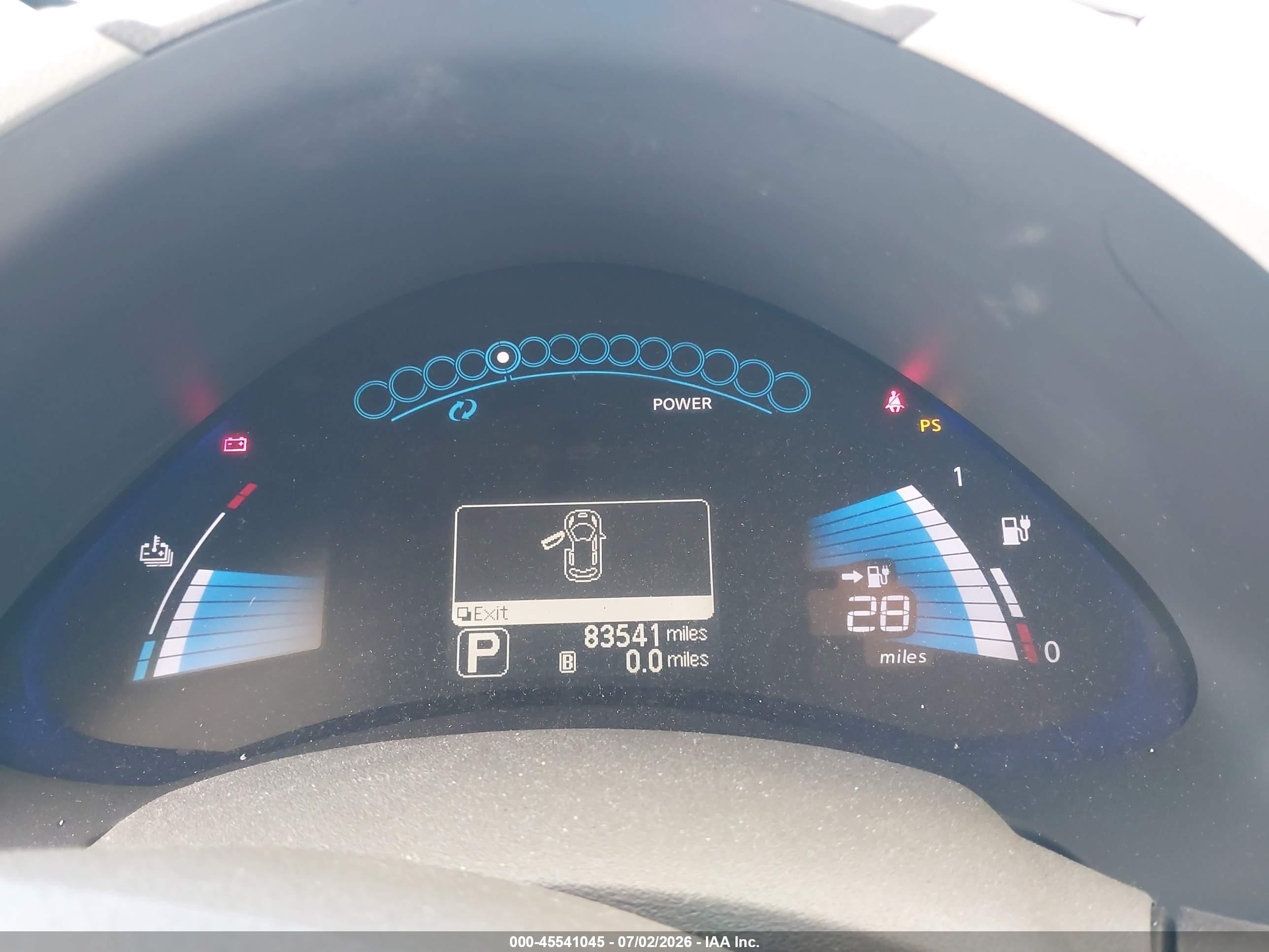 2012 Nissan Leaf Sl Silver vin: JN1AZ0CP9CT022572