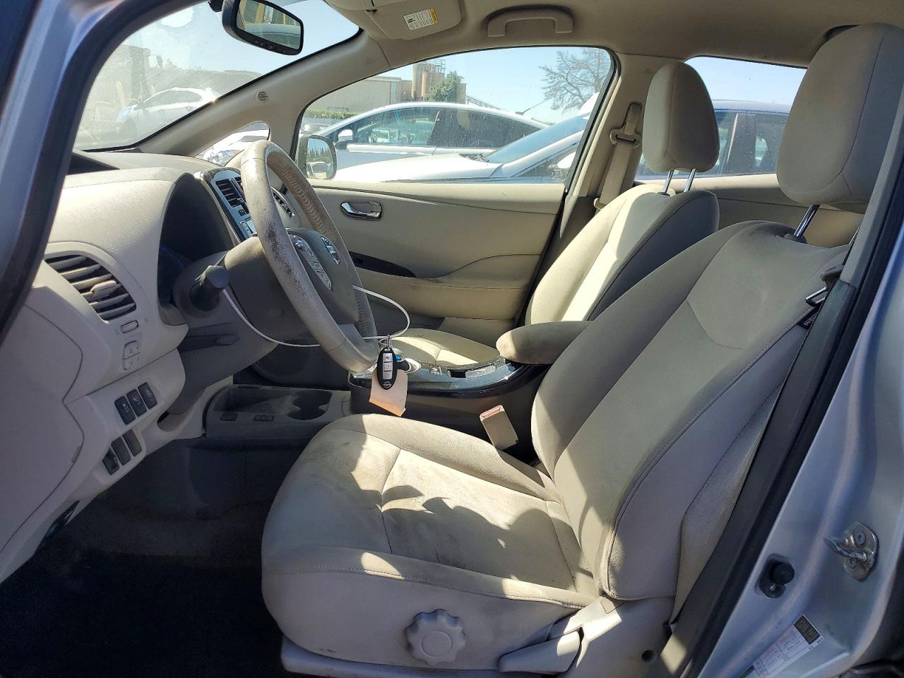 2012 Nissan Leaf Sv Gray vin: JN1AZ0CP9CT023205