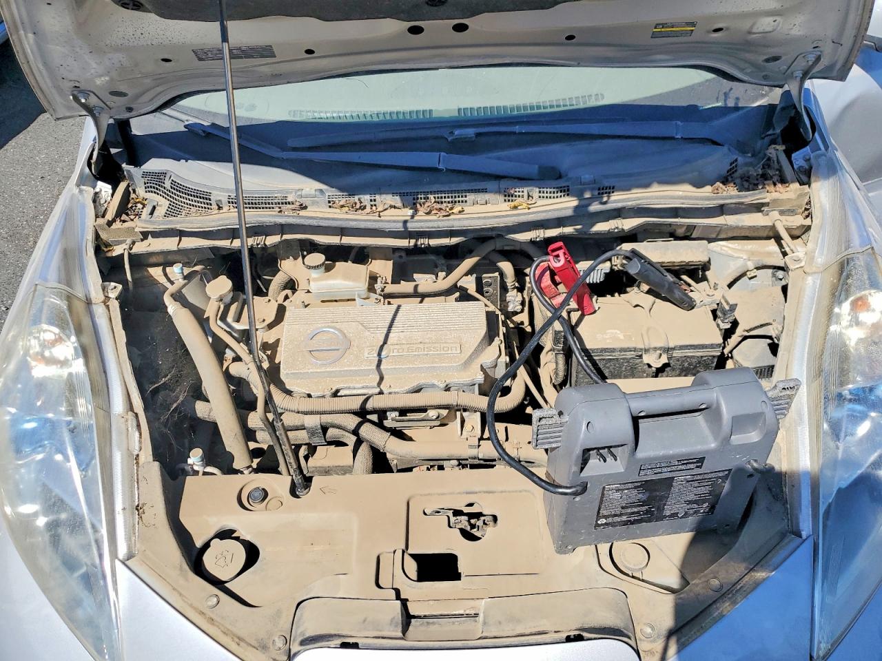 2012 Nissan Leaf Sv Gray vin: JN1AZ0CP9CT023205