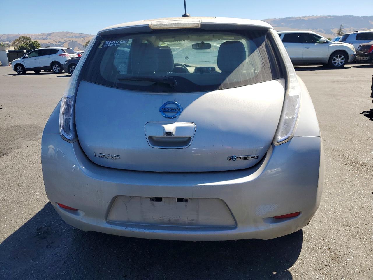 2012 Nissan Leaf Sv Gray vin: JN1AZ0CP9CT023205