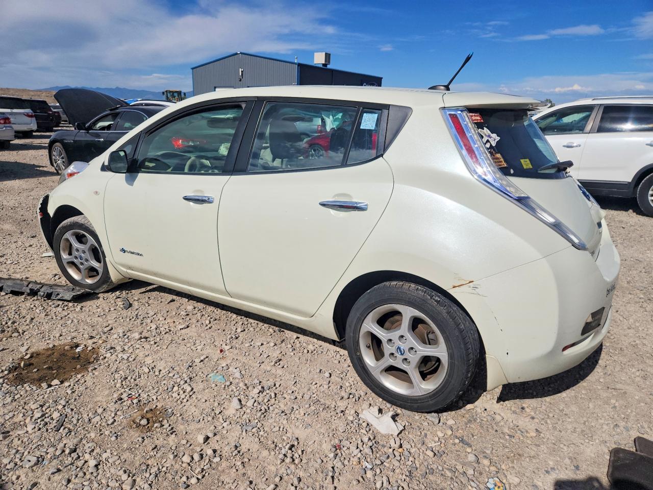 2012 Nissan Leaf Sv White vin: JN1AZ0CP9CT027044