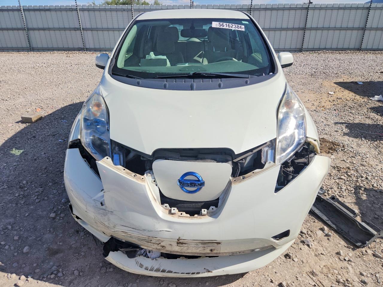 2012 Nissan Leaf Sv White vin: JN1AZ0CP9CT027044