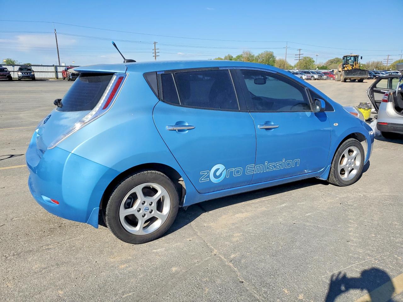 2011 Nissan Leaf Sv Синий vin: JN1AZ0CPXBT001910