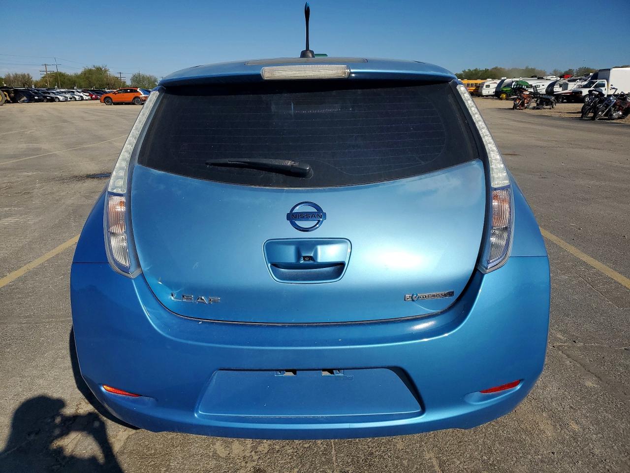 2011 Nissan Leaf Sv Синий vin: JN1AZ0CPXBT001910