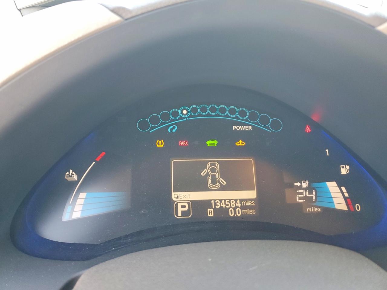 2011 Nissan Leaf Sv Синий vin: JN1AZ0CPXBT001910