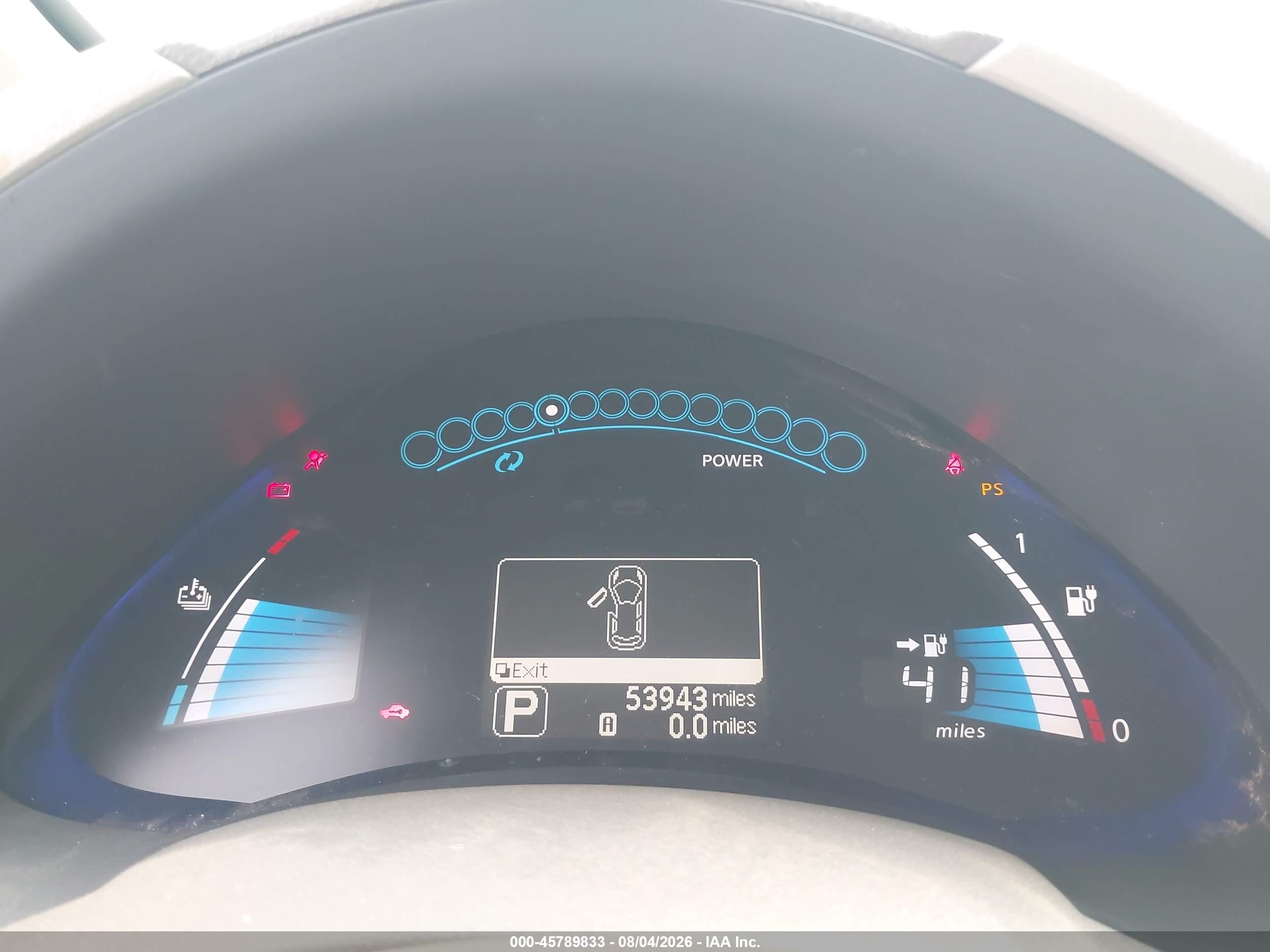 2011 Nissan Leaf Sl White vin: JN1AZ0CPXBT006458
