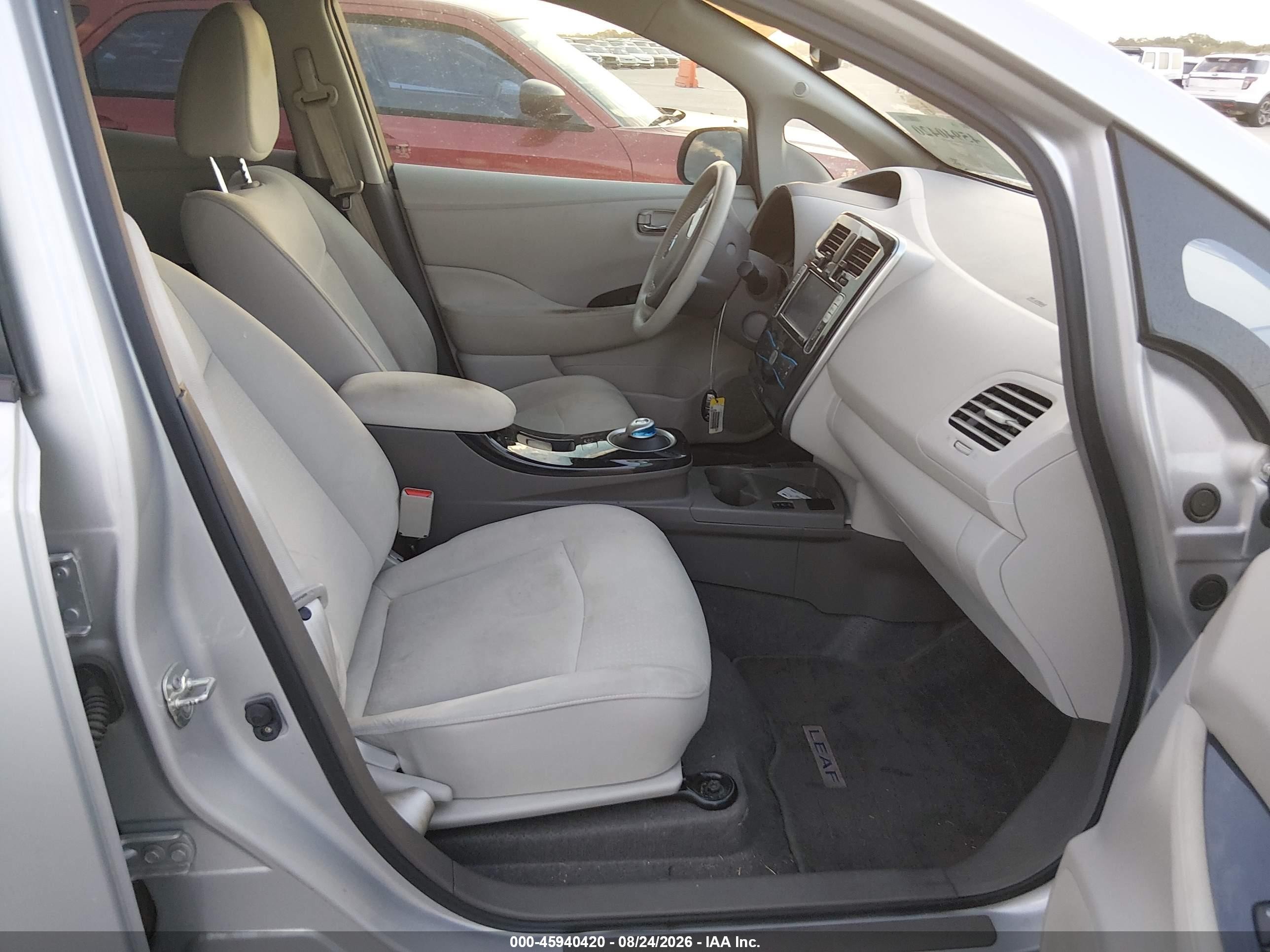 2011 Nissan Leaf Sl Silver vin: JN1AZ0CPXBT009294