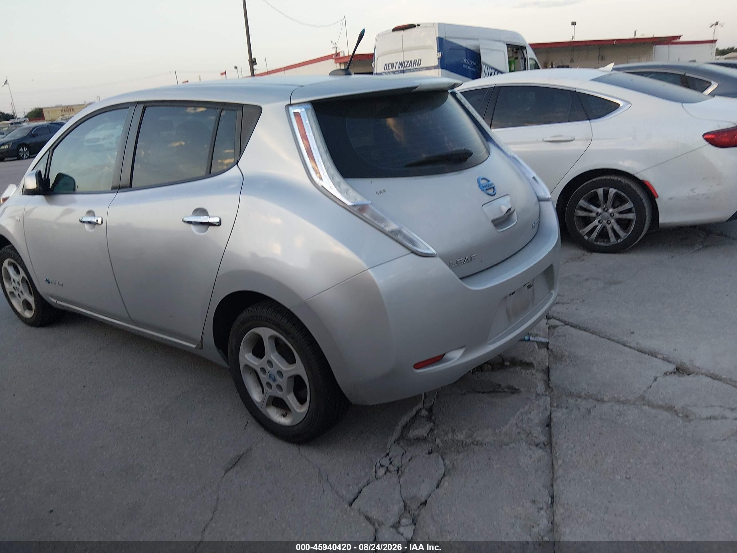 2011 Nissan Leaf Sl Silver vin: JN1AZ0CPXBT009294