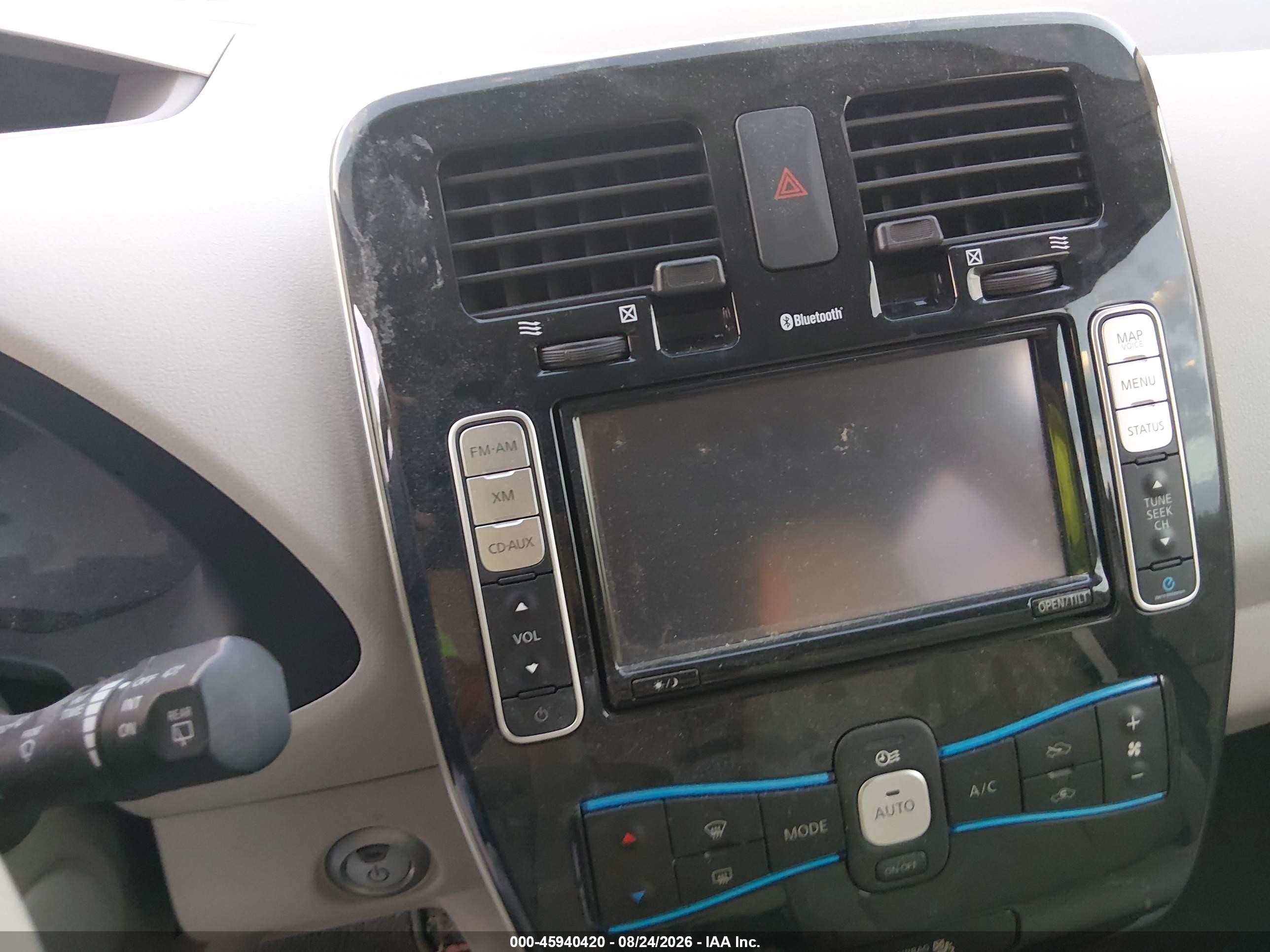 2011 Nissan Leaf Sl Silver vin: JN1AZ0CPXBT009294