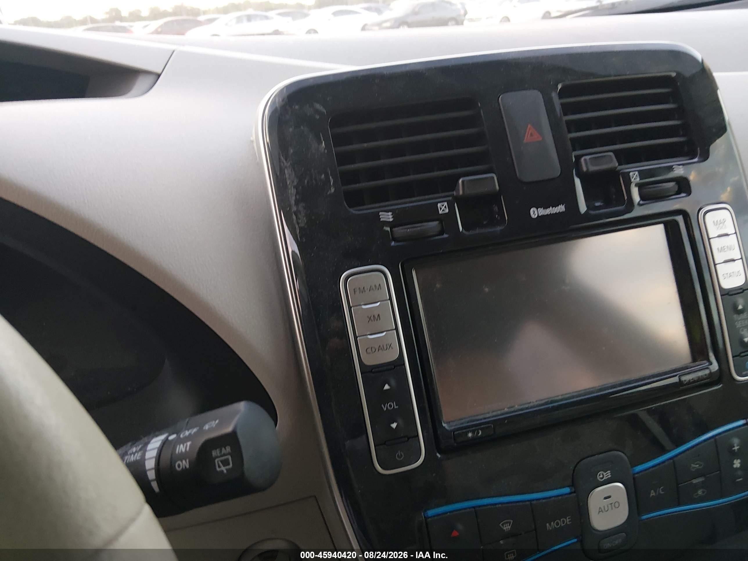 2011 Nissan Leaf Sl Silver vin: JN1AZ0CPXBT009294